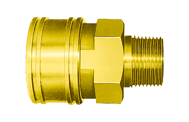 日東工器 TSPカプラ BRASS EPDM TSM型 ソケット(めねじ取付用/真鍮製)